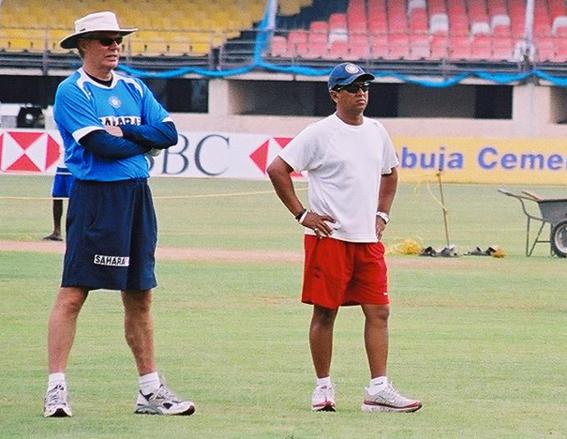 Greg Chappell and Kiran More