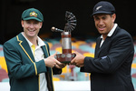Michael Clarke and Ross Taylor ahead of the Test series