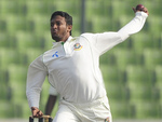 Shakib Al Hasan was the first Bangladesh player to take a five-for and score a ton in a Test
