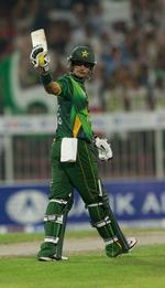 Mohammad Hafeez's fifty gave Pakistan full control