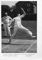 Harold Rhodes bowling