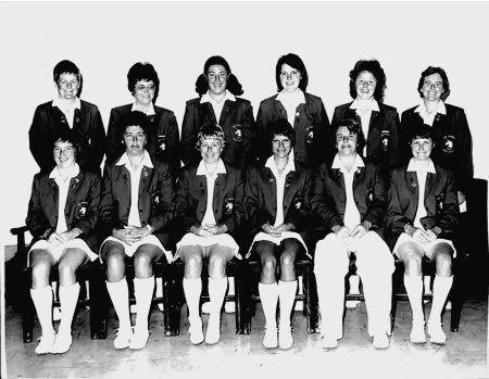 Unicorns Women in South Africa 1974-75 Team photo