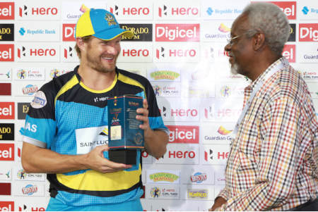 Shane Watson was the Man of the Match